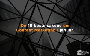 10 saker om markedsføring i januar