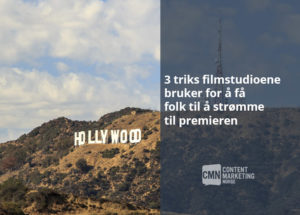 Innholdsmarkedsføring i filmbransjen